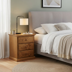 3 Drawer Night Stand - Pine