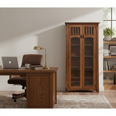 30" x 66" Amish Ladder Style Bookcase