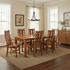 42" x 72" Mission Table Set w/ 10 Leaves