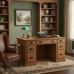 43" x 31" Amish Mission Desk