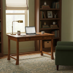 48" x 30" Amish Traditional One Drawer Desk