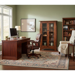 60" Aspen Bookcase With Glass Doors