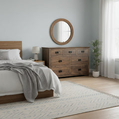 7 - Drawer Yancy Cobler Dresser Wormy Maple