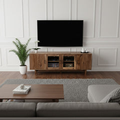 72" Amish Contemporary TV Stand