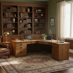 80" L-Shaped Mission Desk