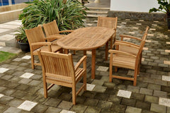 Bimini Nile 7-Pieces 78" Oval Dining Set