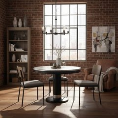 Alcoe Round Single Pedestal