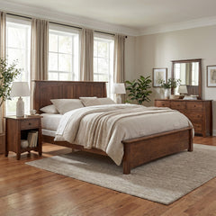Amish Aspen Low Footboard Bed