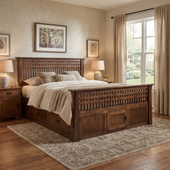 Amish Bungalow Bed w/ Drawers