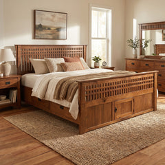 Amish Bungalow Bed w/ Drawers