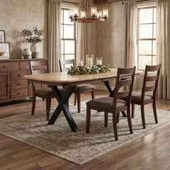 Amish Galveston Solid Wood Dining Table (Counter High)