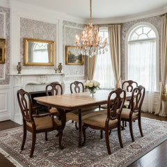 Amish Galveston Solid Wood Dining Table