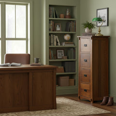 Amish Mission Four-Drawer File Cabinet
