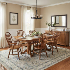 Amish Traditional Double Base Dining Set-6