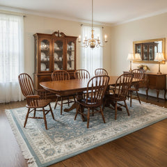 Amish Traditional Double Base Dining Set-8
