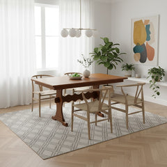 Amish Trestle Dining Table