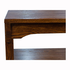 24" x 30" Solid Oak Mission Spindle Bookcases