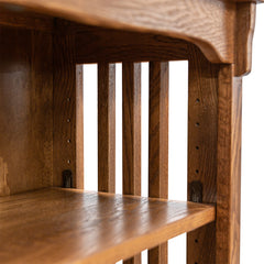 24" x 60" Mission Spindle Bookcase w/ Bottom Doors
