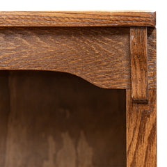 30" x 60" Mission Spindle Bookcase w/ Bottom Doors