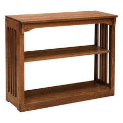36" x 30" Solid Oak Mission Spindle Bookcases