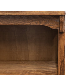 36" x 60" Solid Oak Mission Spindle Bookcases