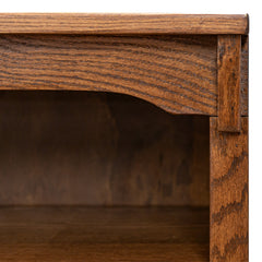 36" x 72" x 12" Solid Oak Mission Spindle Bookcases