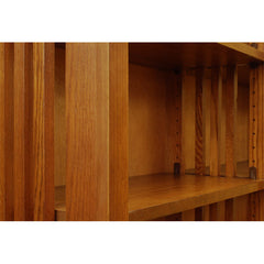 48" Mission Spindle Bookcase w/ Doors
