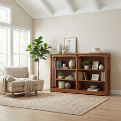 60" x 36" x 12" Mission Spindle Bookcase