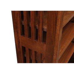 60" x 60" Mission Spindle Bookcase