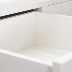 9-Drawer Brown Maple White Snow Dresser