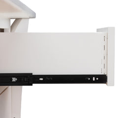 9-Drawer Brown Maple White Snow Dresser