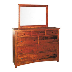 Economy Shaker 9 Drawer Dresser