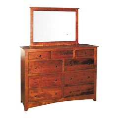 Economy Shaker 9 Drawer Dresser