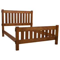 Queen Heavy Mission Bed