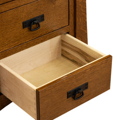 Golden Gecko Three Drawer Nighstand