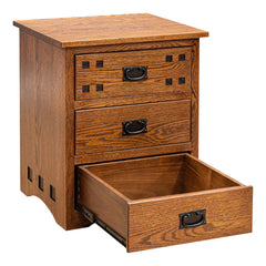 3 Drawer Mission Nightstand