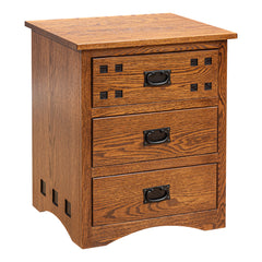 3 Drawer Mission Nightstand