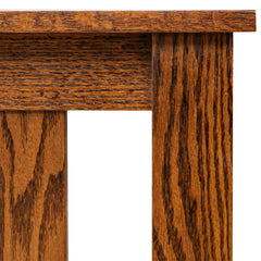 Mission Cal-King Oak Bed