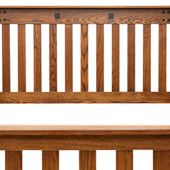 Mission Cal-King Oak Bed