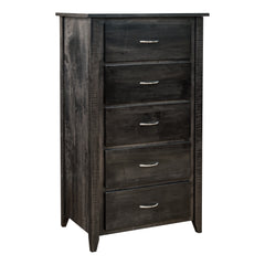 5-Drawer Brown Maple Mission Chest (Dark Knight)