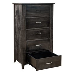 5-Drawer Brown Maple Mission Chest (Dark Knight)