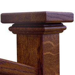 Amish Mission Buck Lowfoot Board Bed