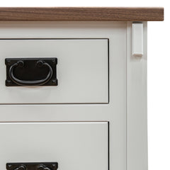 Brown Maple 3 Drawer Night Stand