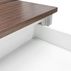 Brown Maple 3 Drawer Night Stand