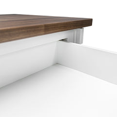 11-Drawer Brown Maple Mission Dresser