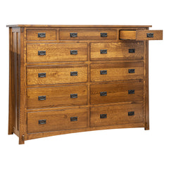Dutch 11-Drawer Mule Dresser