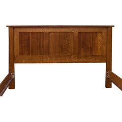 Amish Mission Low-Footboard Panel Bed