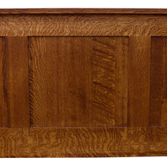 Amish Mission Low-Footboard Panel Bed