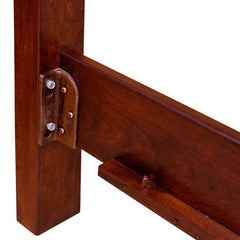Amish Mission Low-Footboard Panel Bed