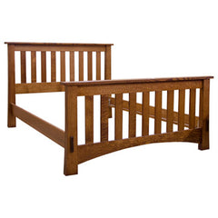 Mission Amish Queen Rail Bed